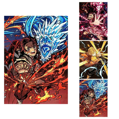 Cuadro Demon Slayer 3D