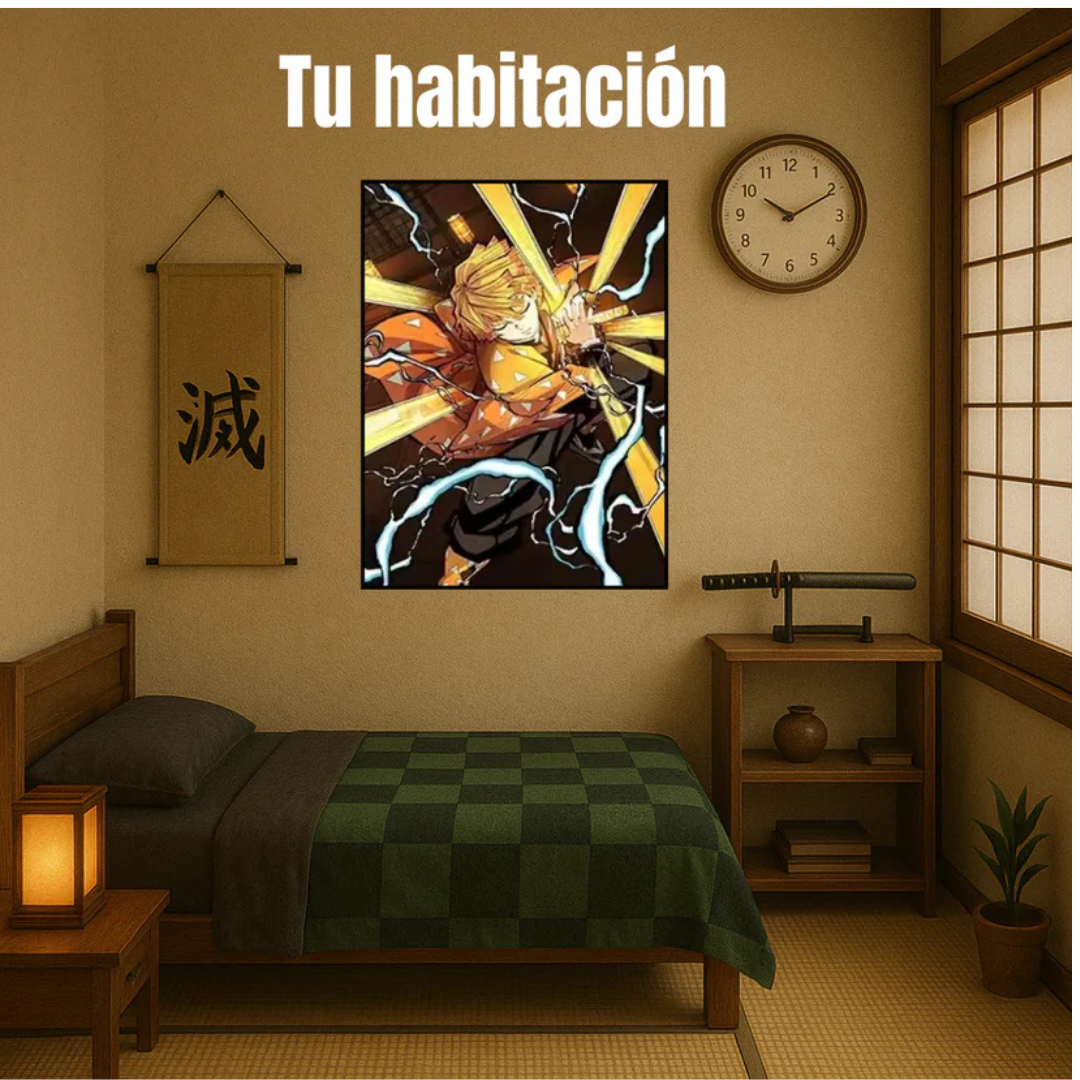 Cuadro Demon Slayer 3D